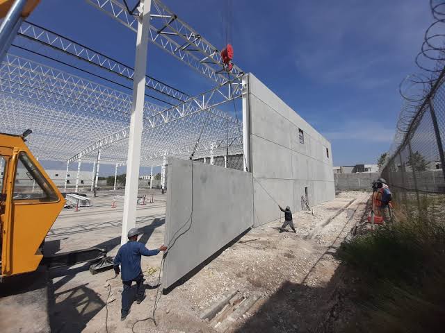 Muros constructivos pre-frabricados